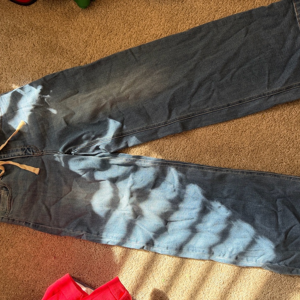 Casual Blue Denim Pants